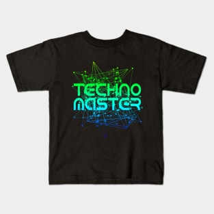 Techno Master EDM Music Festival Kids T-Shirt